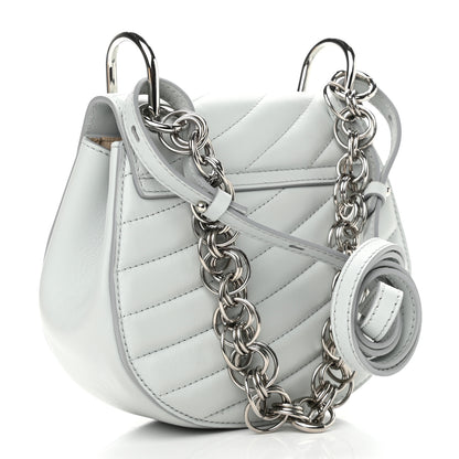 Chloe Calfskin Quilted Mini Drew Bijou Shoulder Bag Airy Grey 3 of 11