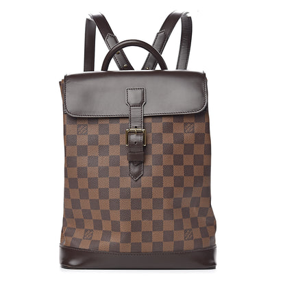 Louis Vuitton Damier Ebene Soho Backpack 1 of 19
