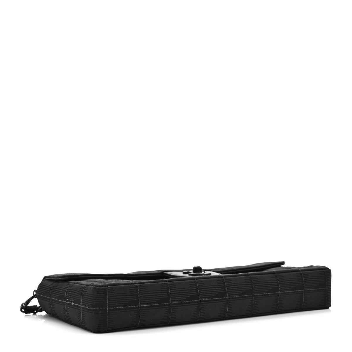 Nylon Medium Travel Flap Black