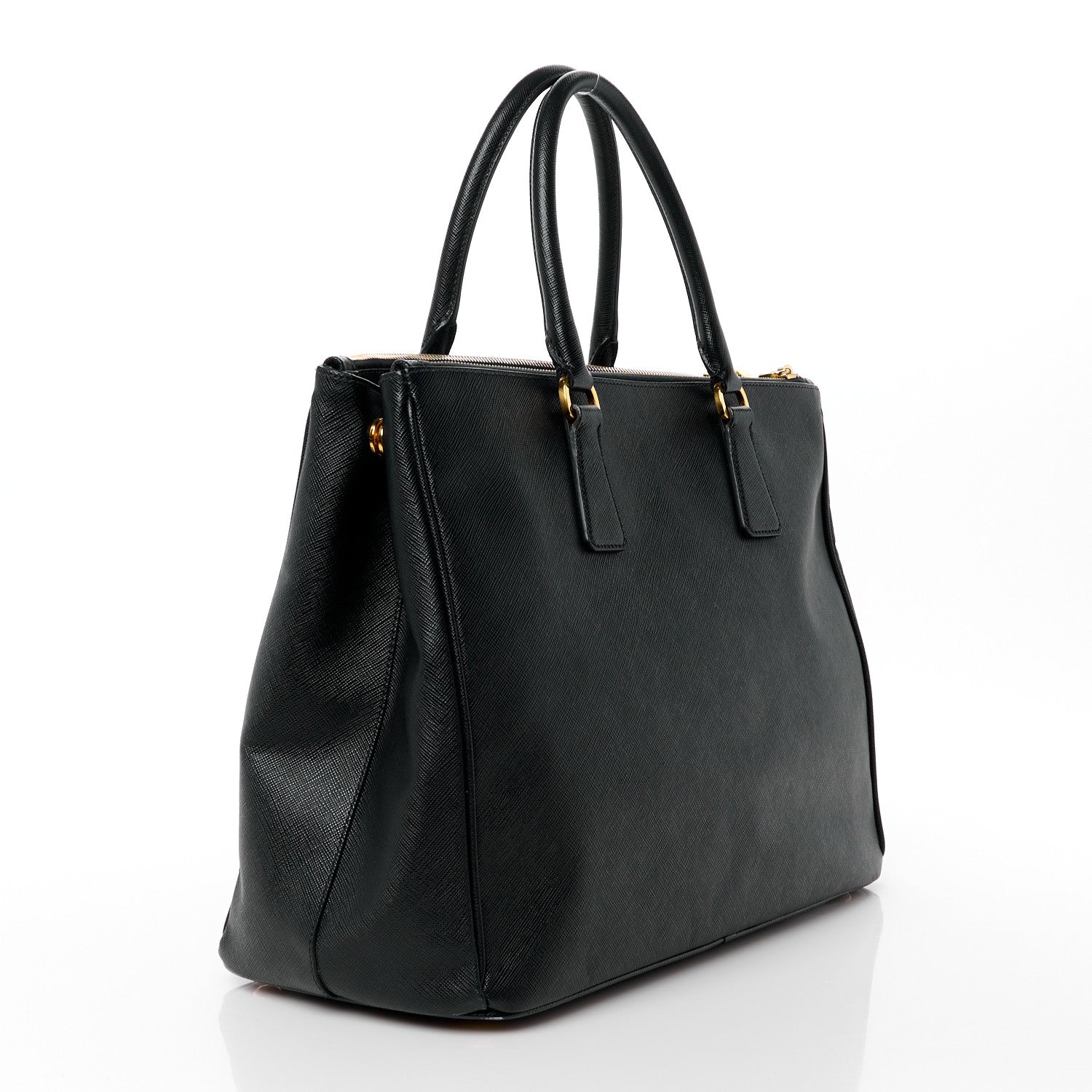 Prada Saffiano Large Galleria Double Zip Tote Black 3 of 13