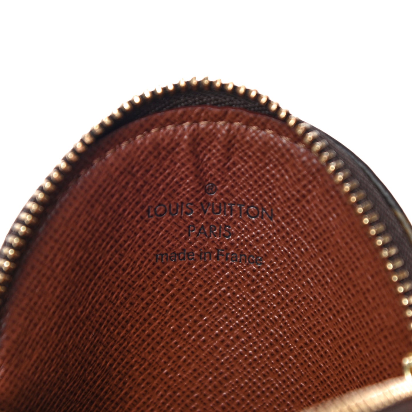 Monogram Round Coin Purse
