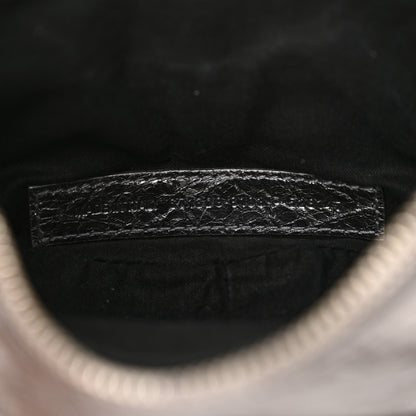 Balenciaga Metallic Agneau Arena Le Cagole Shoulder Bag XS Silver 8 of 13