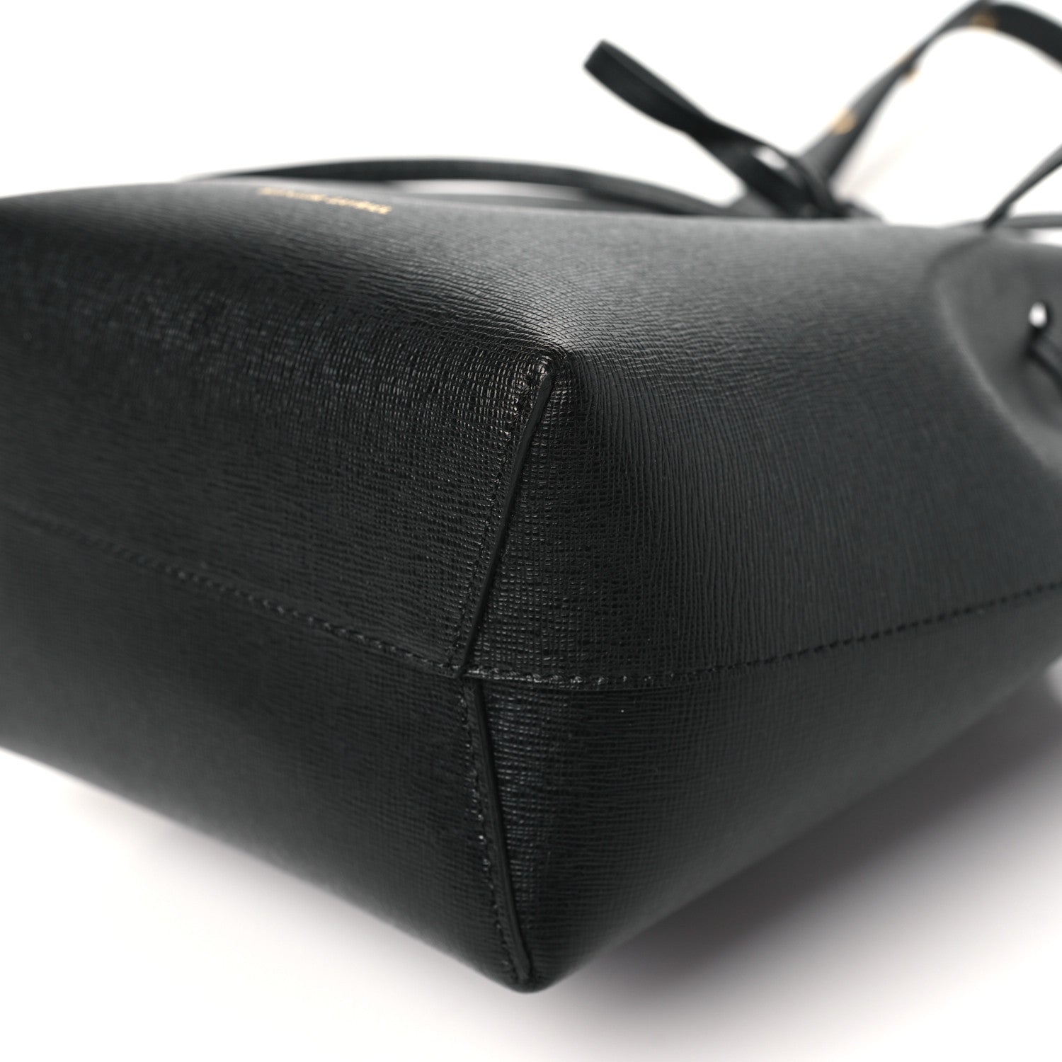 Mansur Gavriel Calfskin Mini Bucket Bag Black Flamma 10 of 10