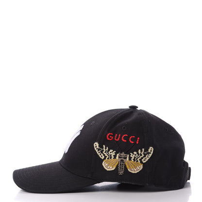 Gucci X MLB Cotton NY Yankees Baseball Hat 57-61 Black 3 of 7