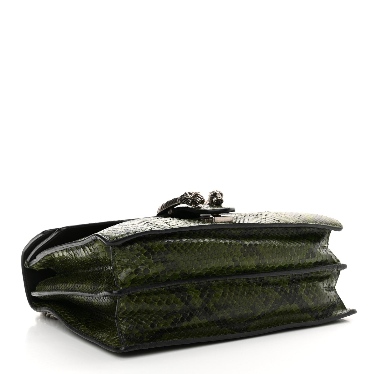Snakeskin Medium Dionysus Shoulder Bag Green