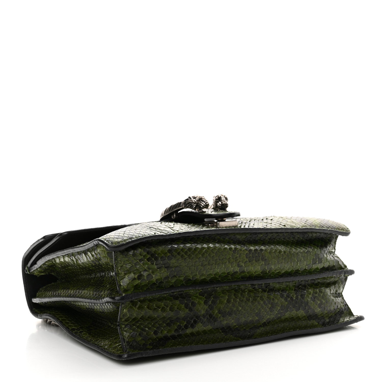 Gucci Snakeskin Medium Dionysus Shoulder Bag Green 4 of 17