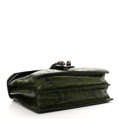 Gucci Snakeskin Medium Dionysus Shoulder Bag Green 4 of 17