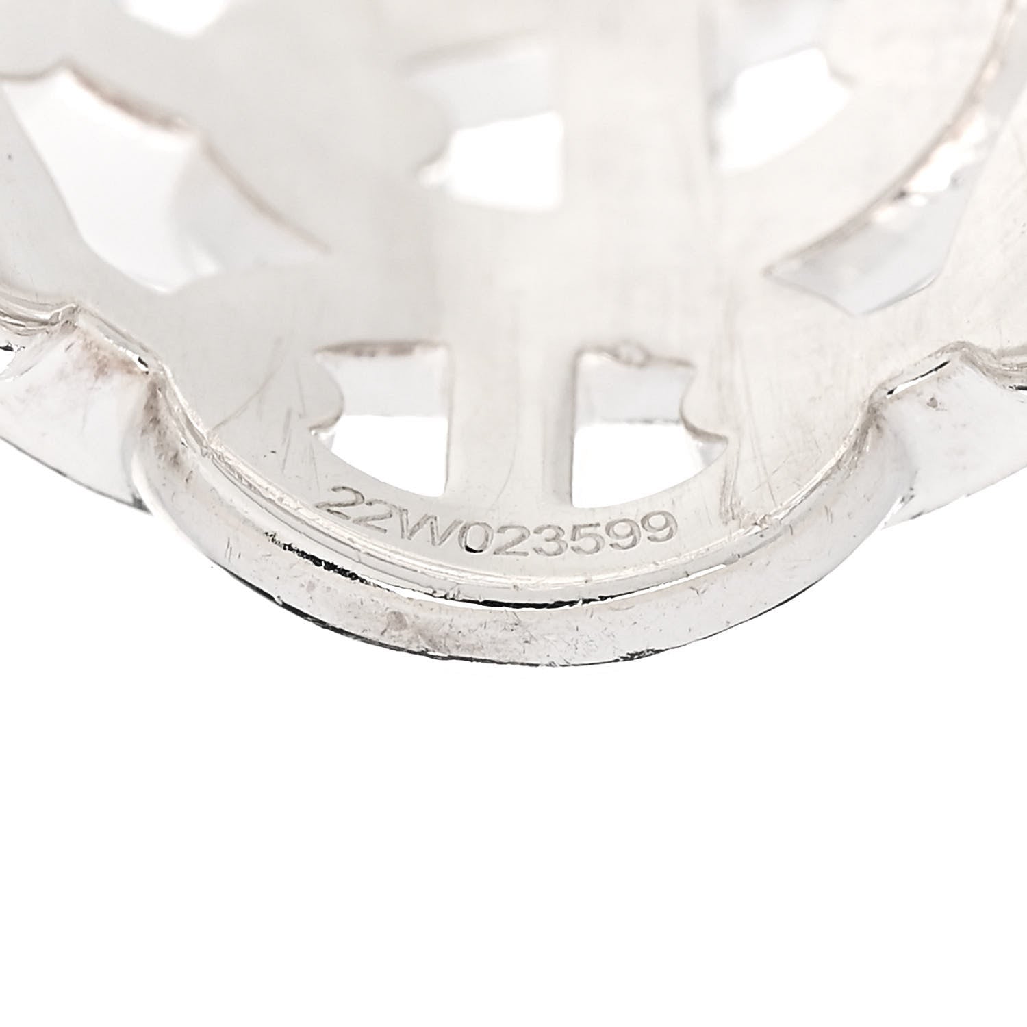 Hermes Sterling Silver GM Chaine d'Ancre Enchainee Band Ring 51 5.75 6 of 6