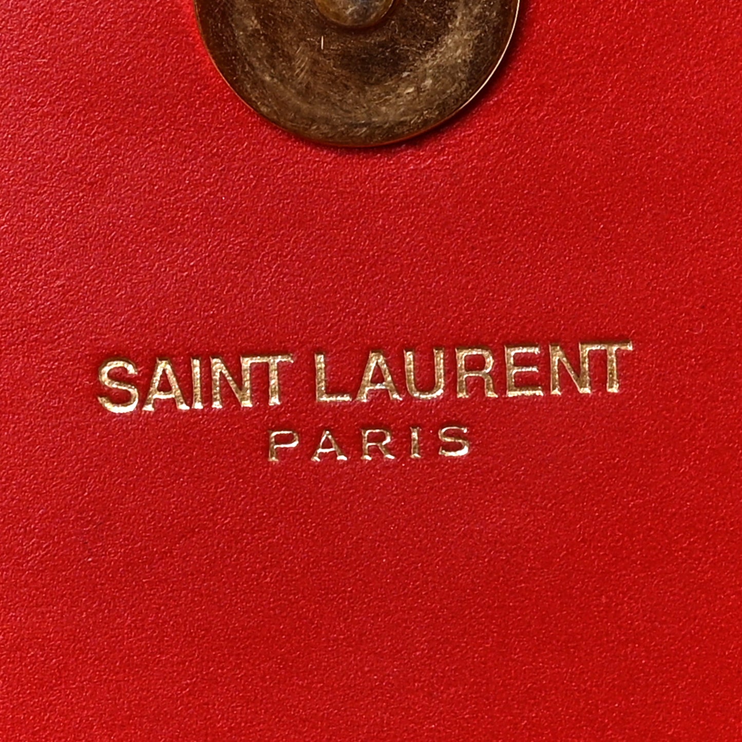 Smooth Calfskin Medium Classic Monogram Kate Tassel Satchel Lipstick Red