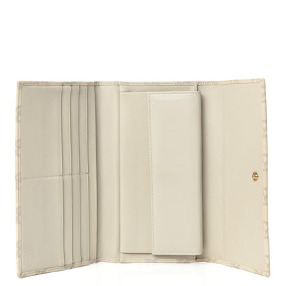Gucci Guccissima Continental Flap Wallet Off White 5 of 6