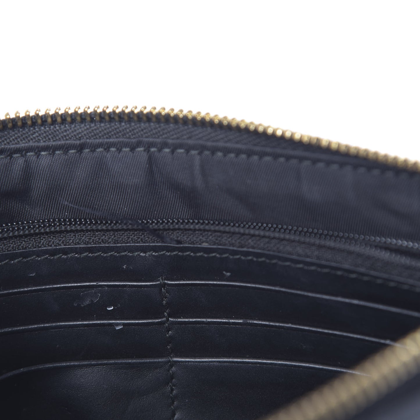 Guccissima Signature Wrist Wallet Black
