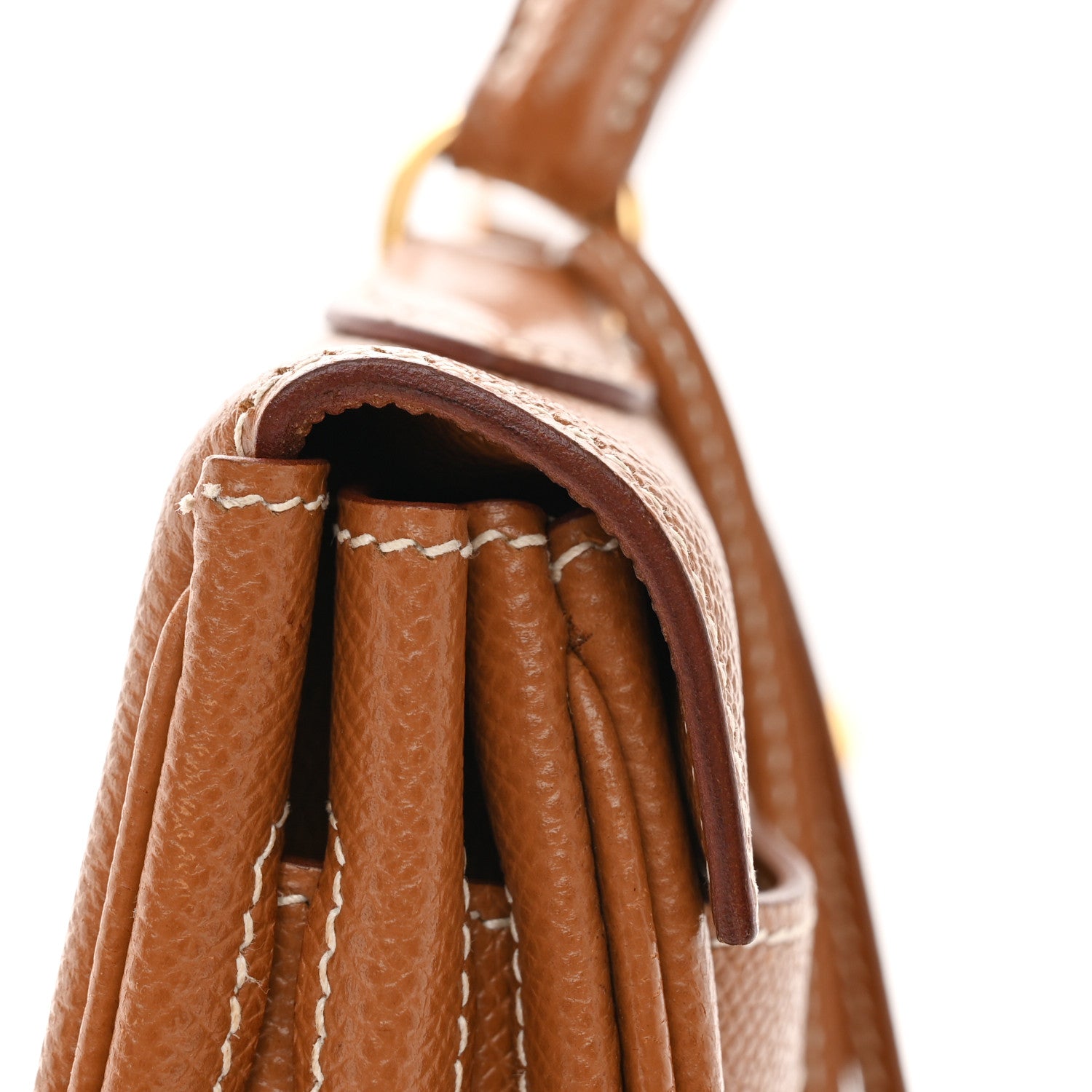 Hermes Courchevel Kelly Retourne 35 Gold 11 of 14