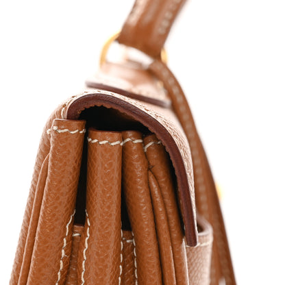 Hermes Courchevel Kelly Retourne 35 Gold 11 of 14