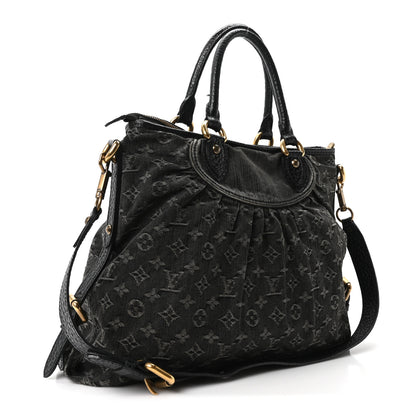 Louis Vuitton Denim Neo Cabby GM Black 2 of 8