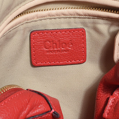 Chloe Calfskin Medium Paraty Paprika Red 6 of 9