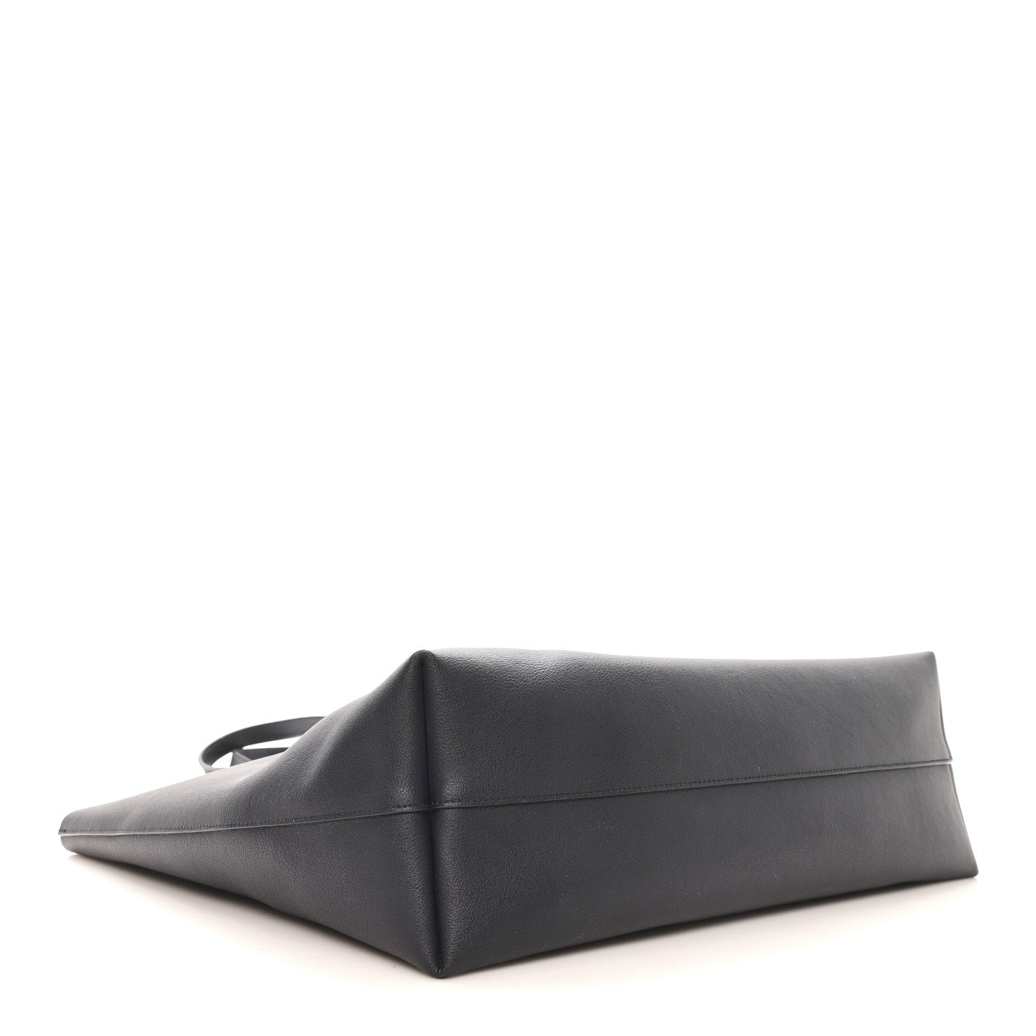 Saint Laurent Calfskin Large Shopping Tote Navy 5 of 12