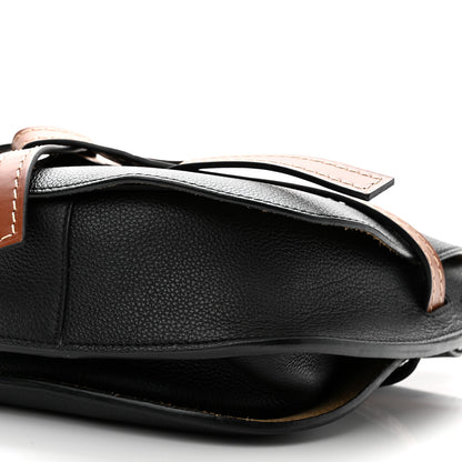 Loewe Grained Calfskin Small Gate Crossbody Bag Pecan Black 9 of 9