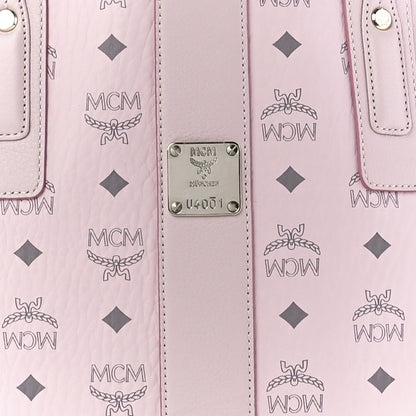 MCM Visetos Medium Liz Reversible Shopper Tote Powder Pink 15 of 22
