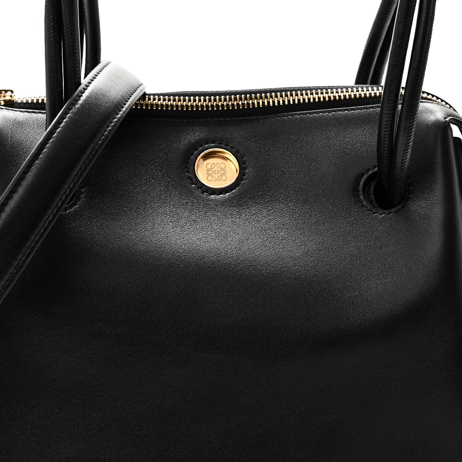 Loewe Supple Calfskin Small Madrid Bag  Black 7 of 9
