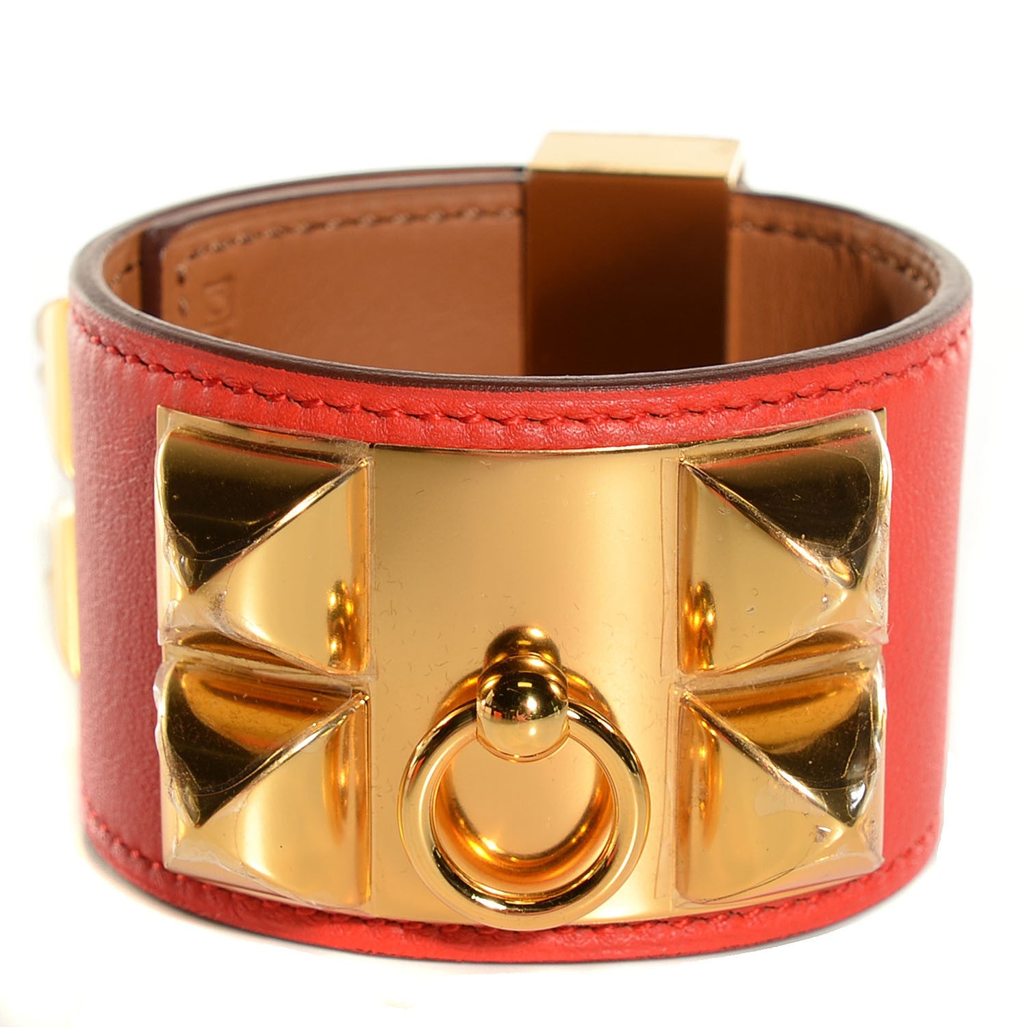 Hermes Collier De Chien CDC Small Bracelet Capucine 1 of 6