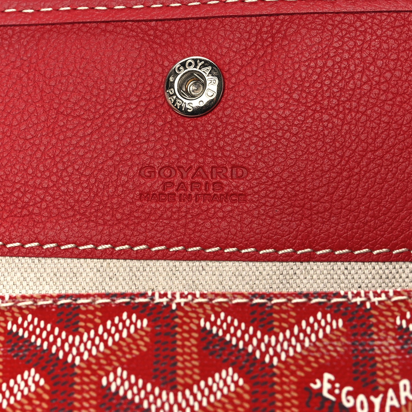 Goyardine Saint Louis PM Red