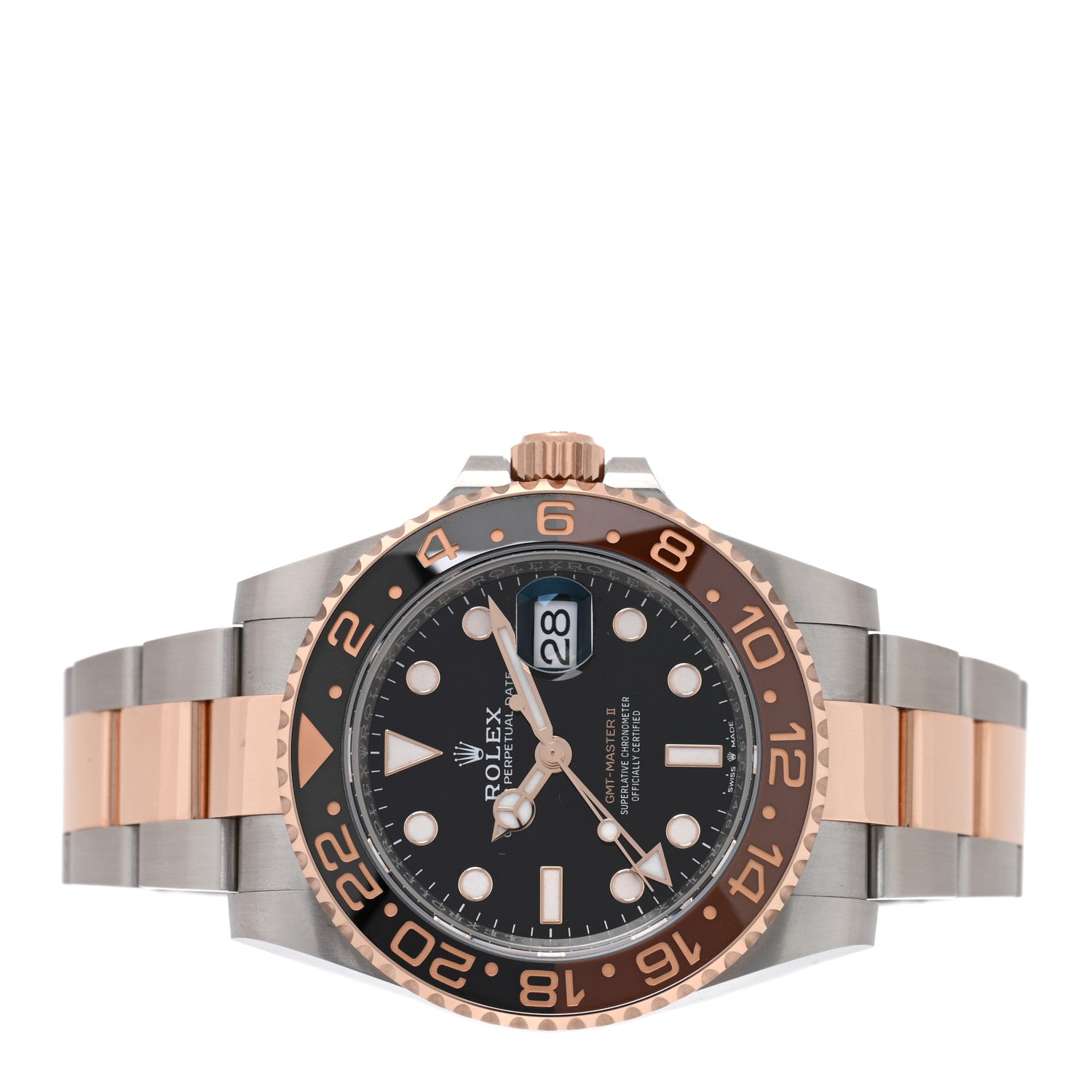 Rolex Stainless Steel 18K Everose Gold 40mm GMT-Master II Root Beer Watch 126711CHNR 2 of 5
