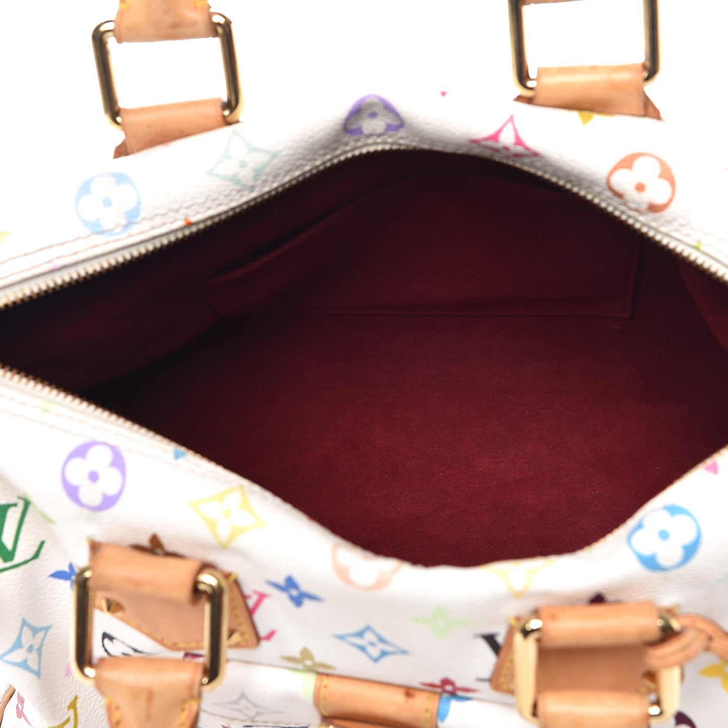 Monogram Multicolor Speedy 30 White