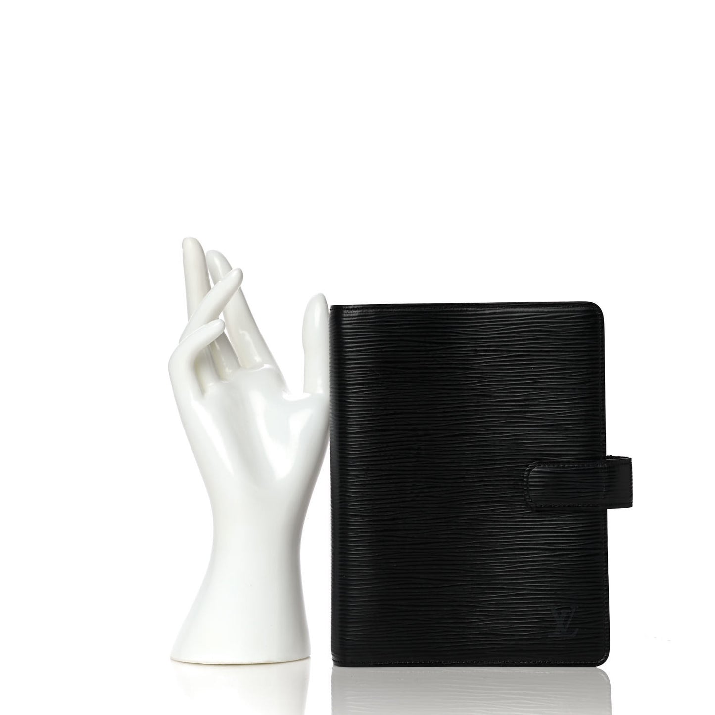 Epi Medium Ring Agenda Cover Black
