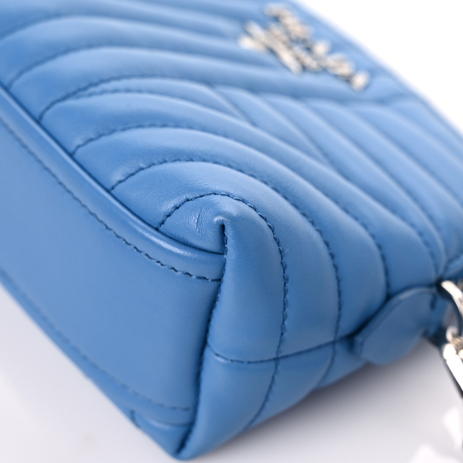 Prada Soft Calfskin Diagramme Wristlet Pouch Bag Astrale 8 of 11