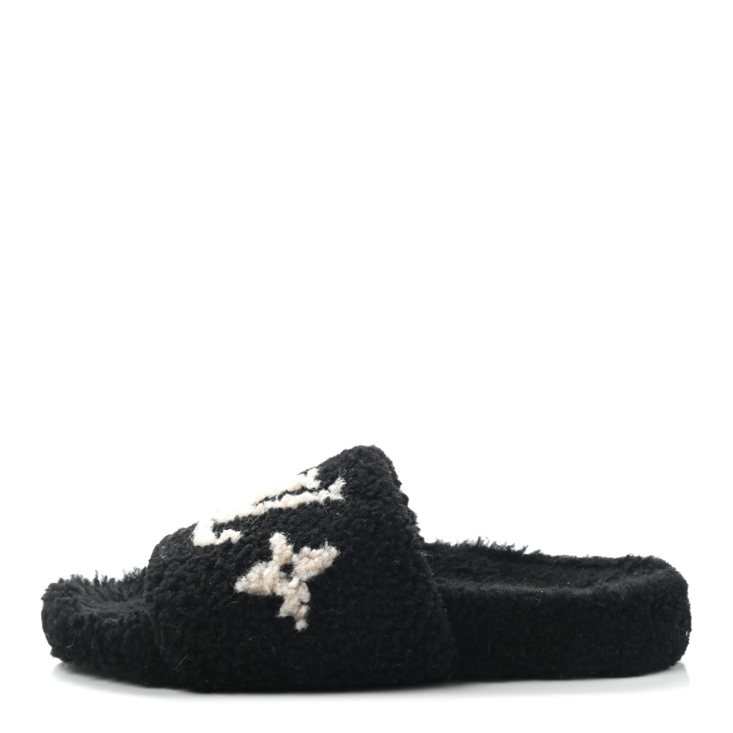 Shearling Paseo Flat Comfort Mule 41 Black