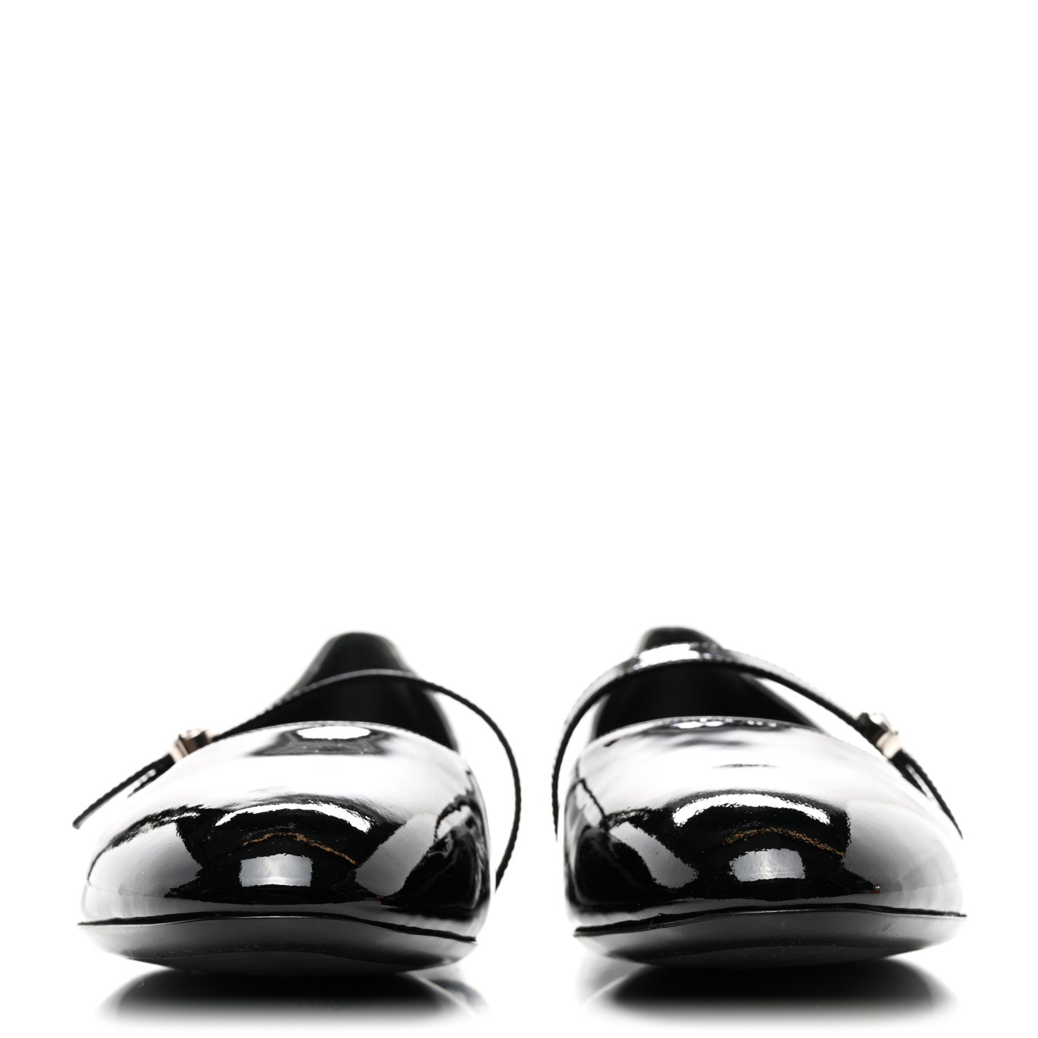 Louis Vuitton Patent Uniformes Ballet Flats 40 Black 2 of 8