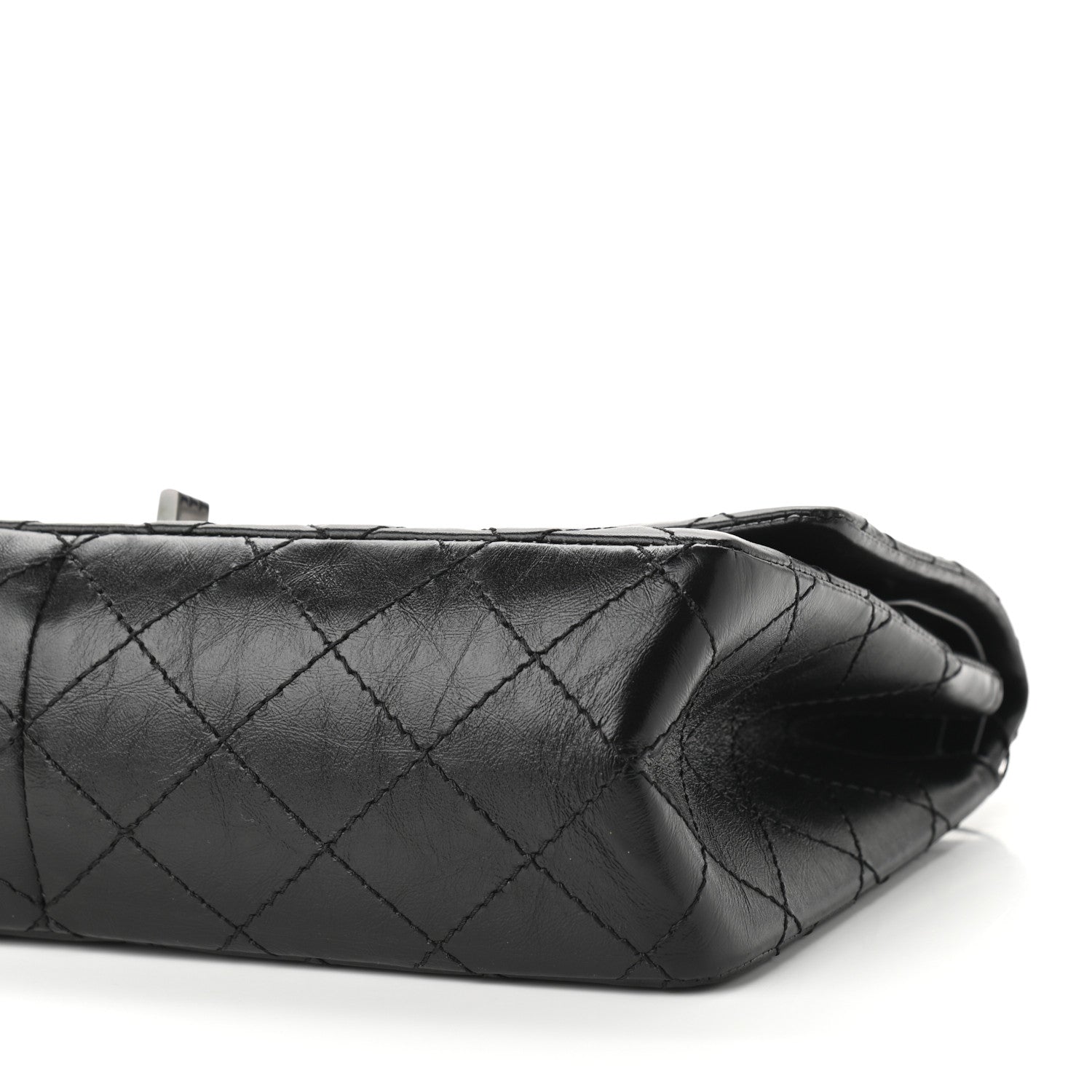 Chanel Aged Calfskin Quilted 2.55 Reissue 226 Flap So Black 9 of 9
