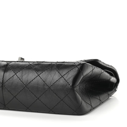 Chanel Aged Calfskin Quilted 2.55 Reissue 226 Flap So Black 9 of 9
