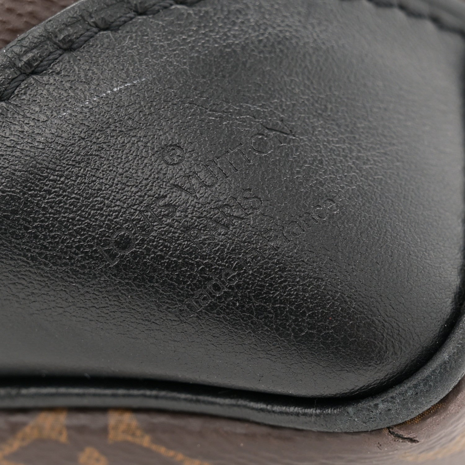 Louis Vuitton Monogram Odeon MM Black 6 of 15
