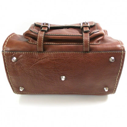 Chloe Calfskin Small Edith Satchel Brown 4 of 9