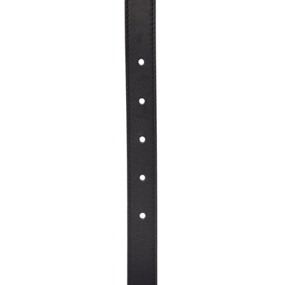 Gucci Calfskin Pearl Double G 20mm Belt 90 36 Black Cream 6 of 7