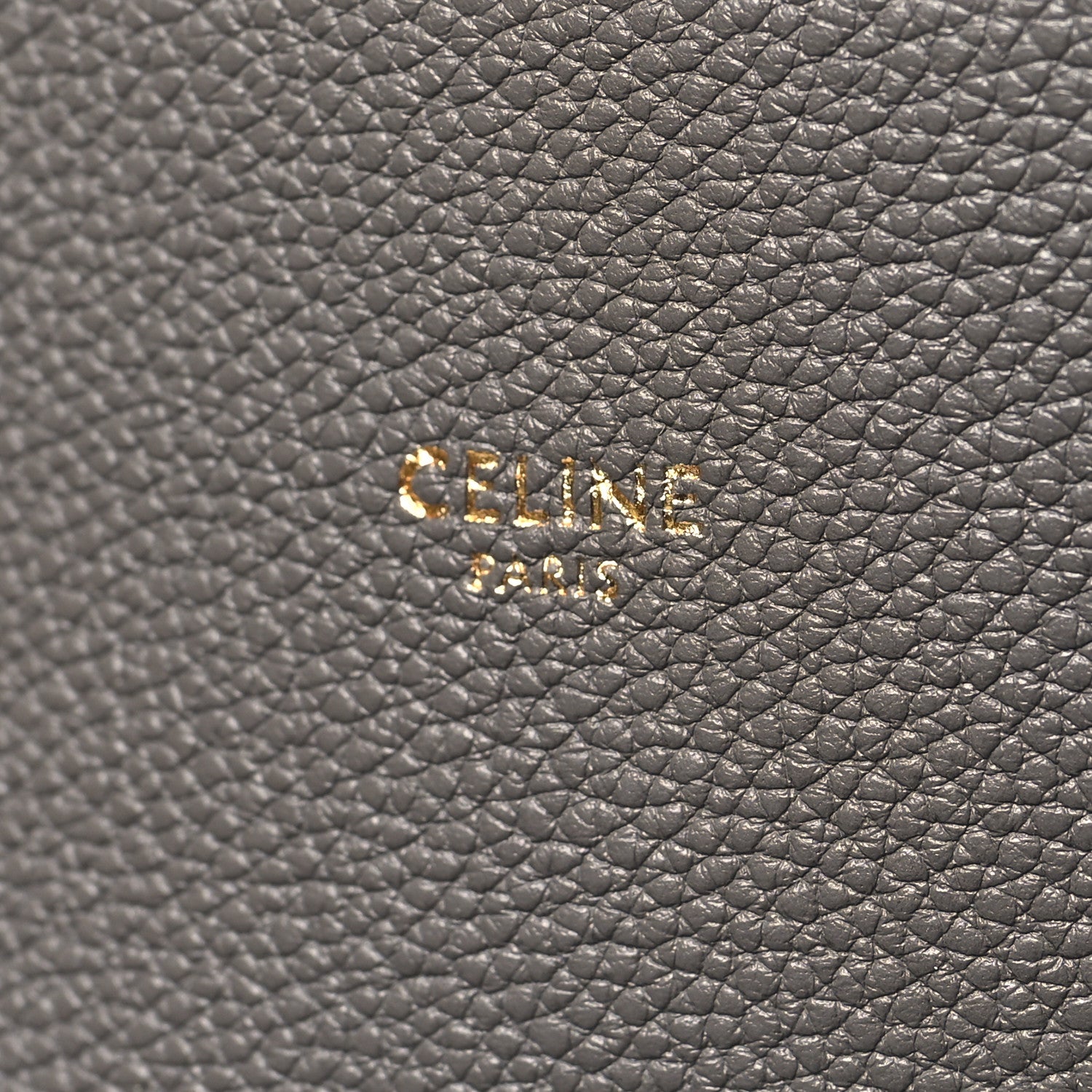 Celine Soft Grained Calfskin Small Belt Cabas Phantom Medium Grey 6 of 10