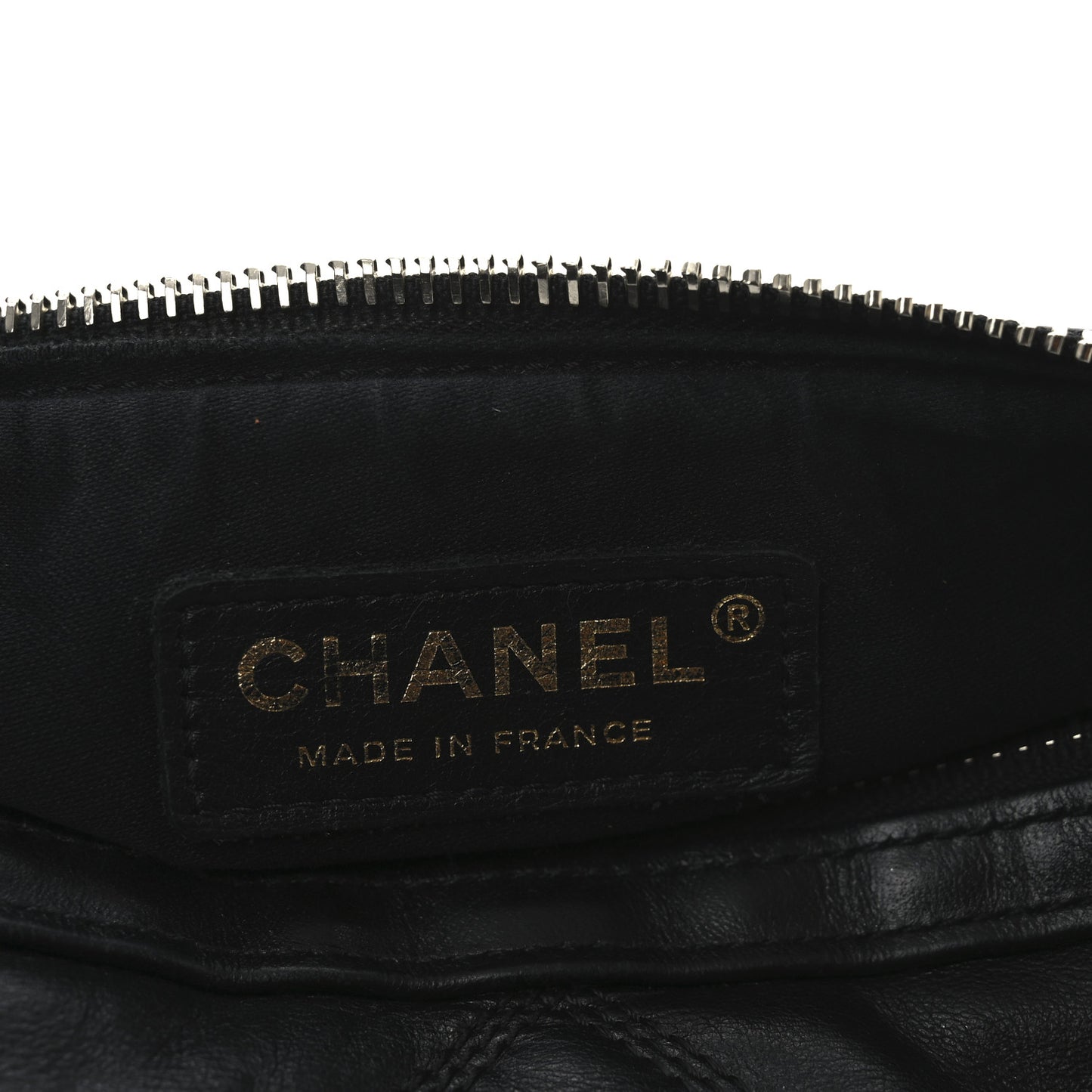 Lambskin Quilted  Bowling Bag Black