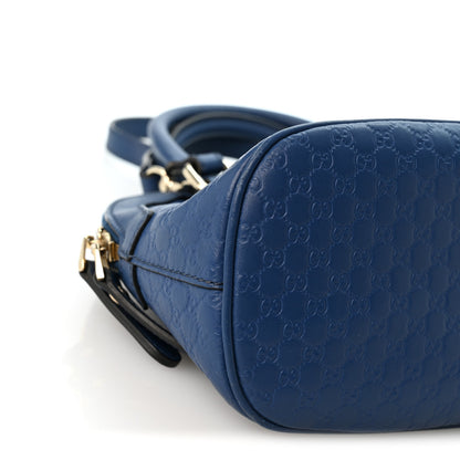Gucci Soft Microguccissima Mini Dome Bag Blue 9 of 11