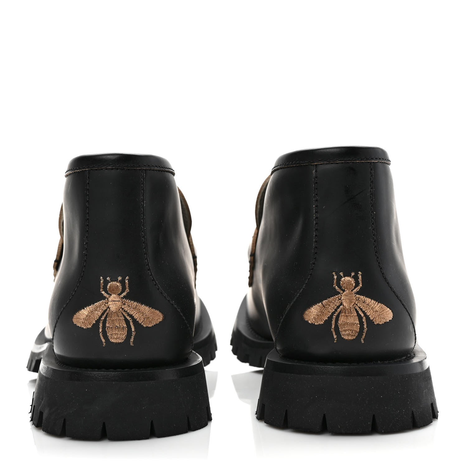 Gucci Cordovan Lux Mens Harald Horsebit Ankle Boots 10 Black 5 of 9