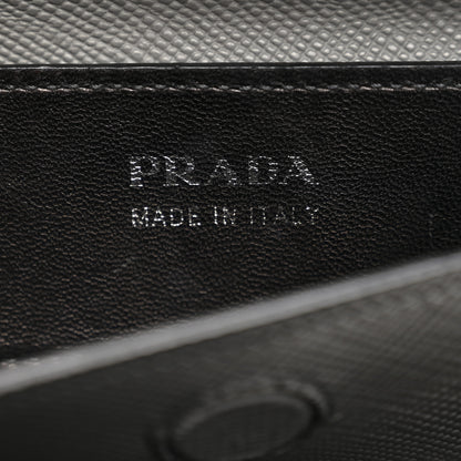 Prada Saffiano Cuir Large Double Bag Marmo 6 of 10