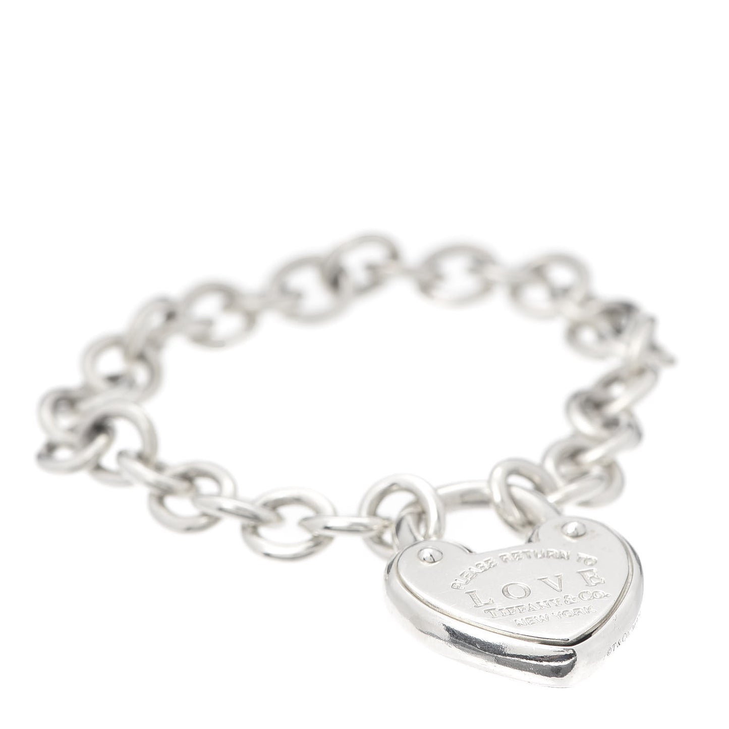 Sterling Silver Return to Love Lock Bracelet