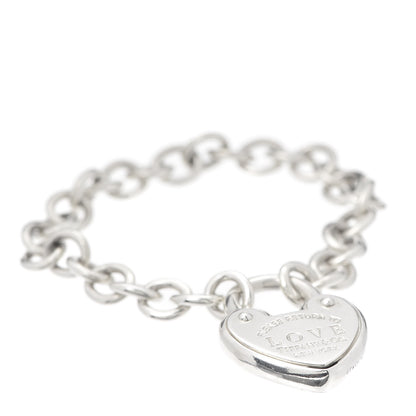 Tiffany Sterling Silver Return to Love Lock Bracelet 1 of 6