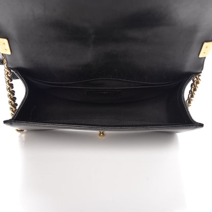 Chanel Lambskin Quilted Medium Boy Flap Black 5 of 12