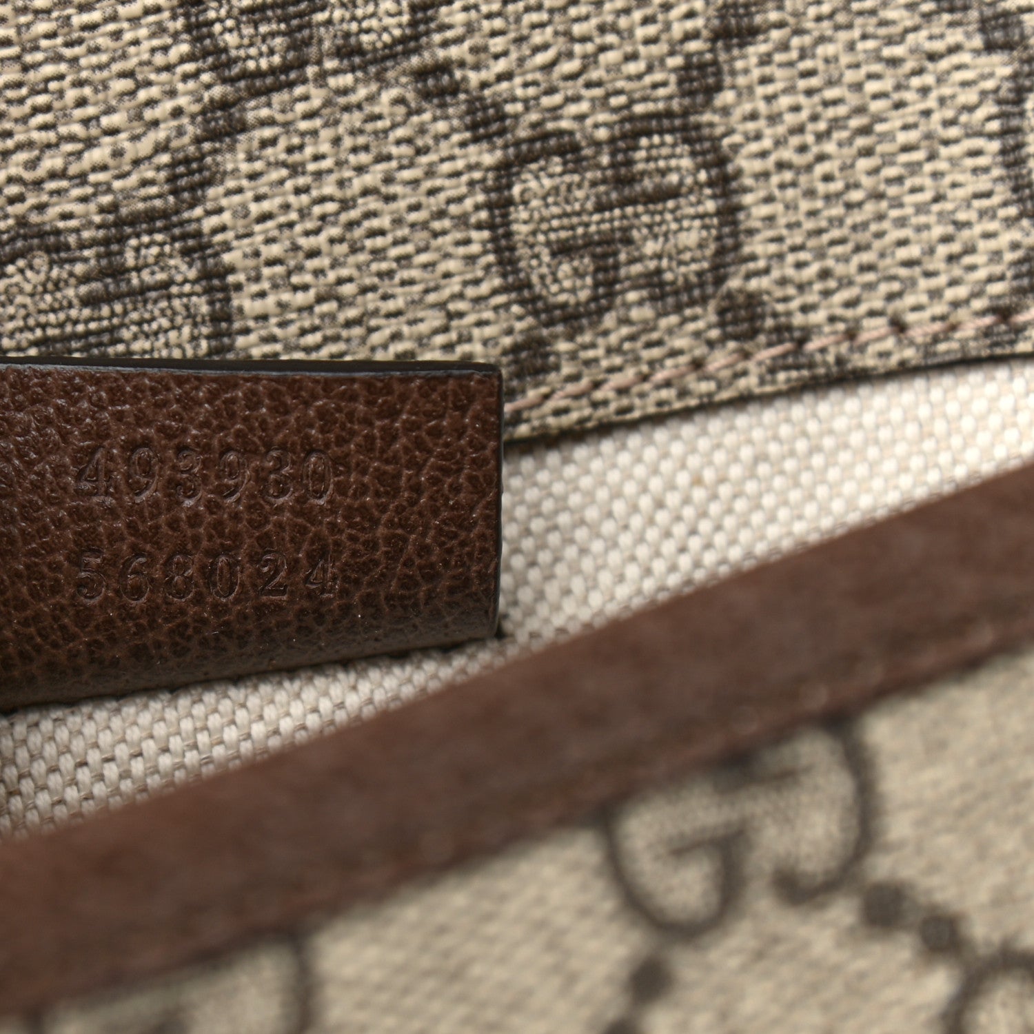 Gucci GG Supreme Monogram Neo Vintage Web Belt Bag Brown 7 of 12