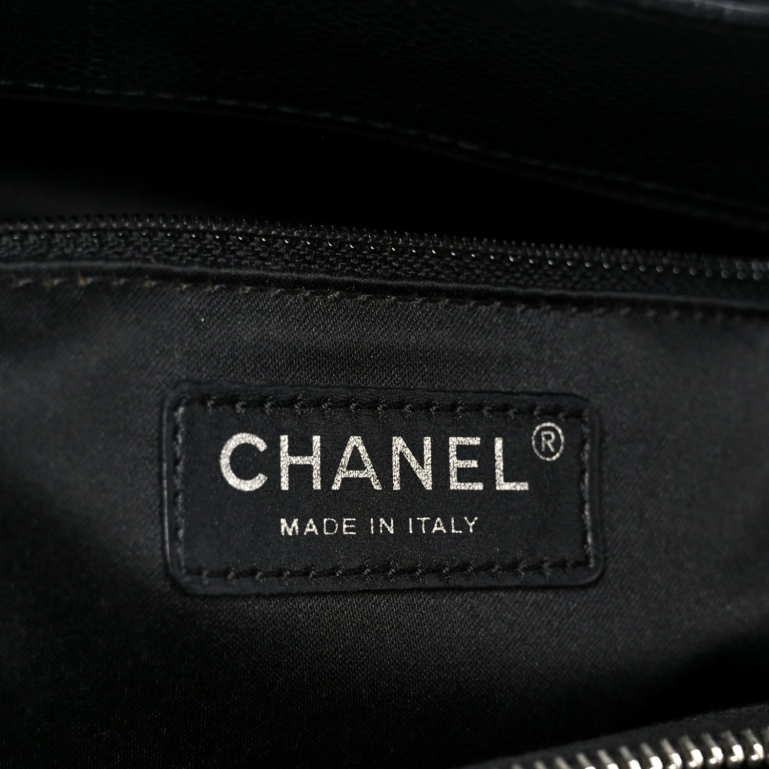 Chanel Caviar Quilted Grand Shopping Tote GST Black 6 of 10