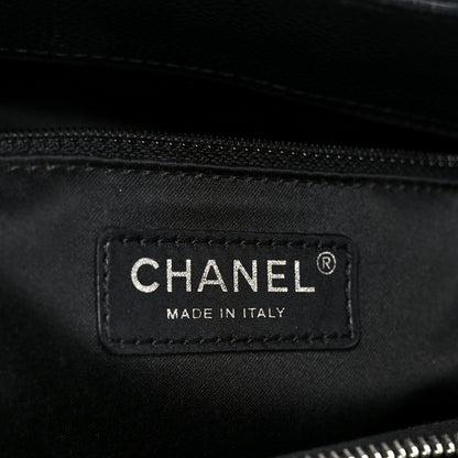 Chanel Caviar Quilted Grand Shopping Tote GST Black 6 of 10