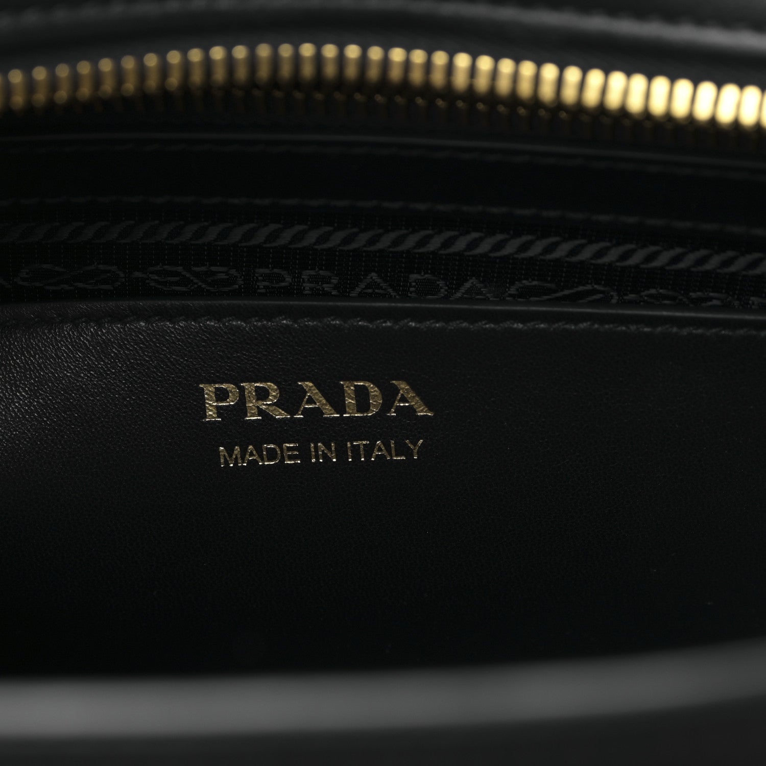 Prada Saffiano City Calfskin Medium Esplanade Tote Black 6 of 8