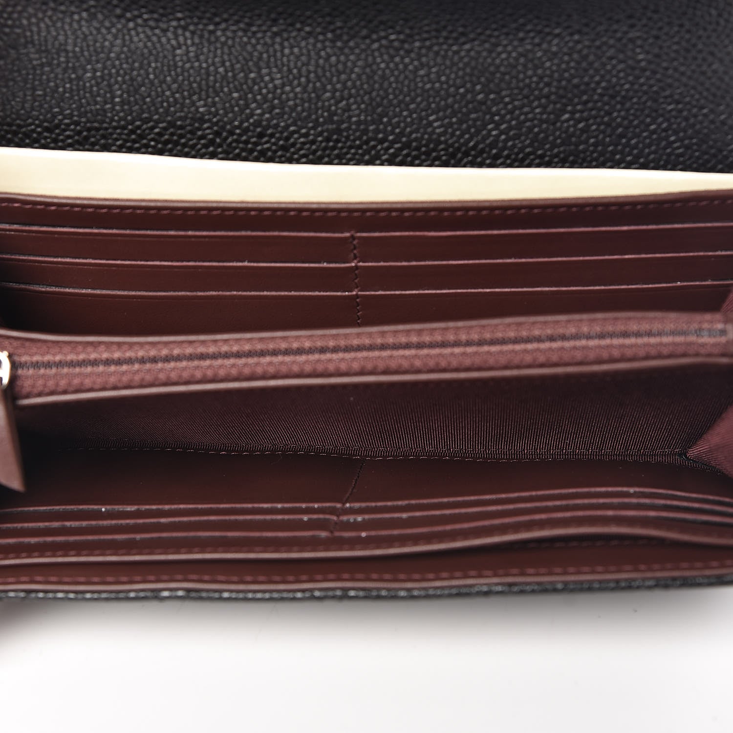 Chanel Caviar Quilted Large Gusset Flap Wallet Black 5 of 11