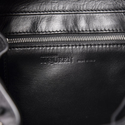 Alexander McQueen Calfskin Grommet Backpack Black 7 of 8